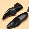 Mens Casual Leather Loafers Dress Shoes