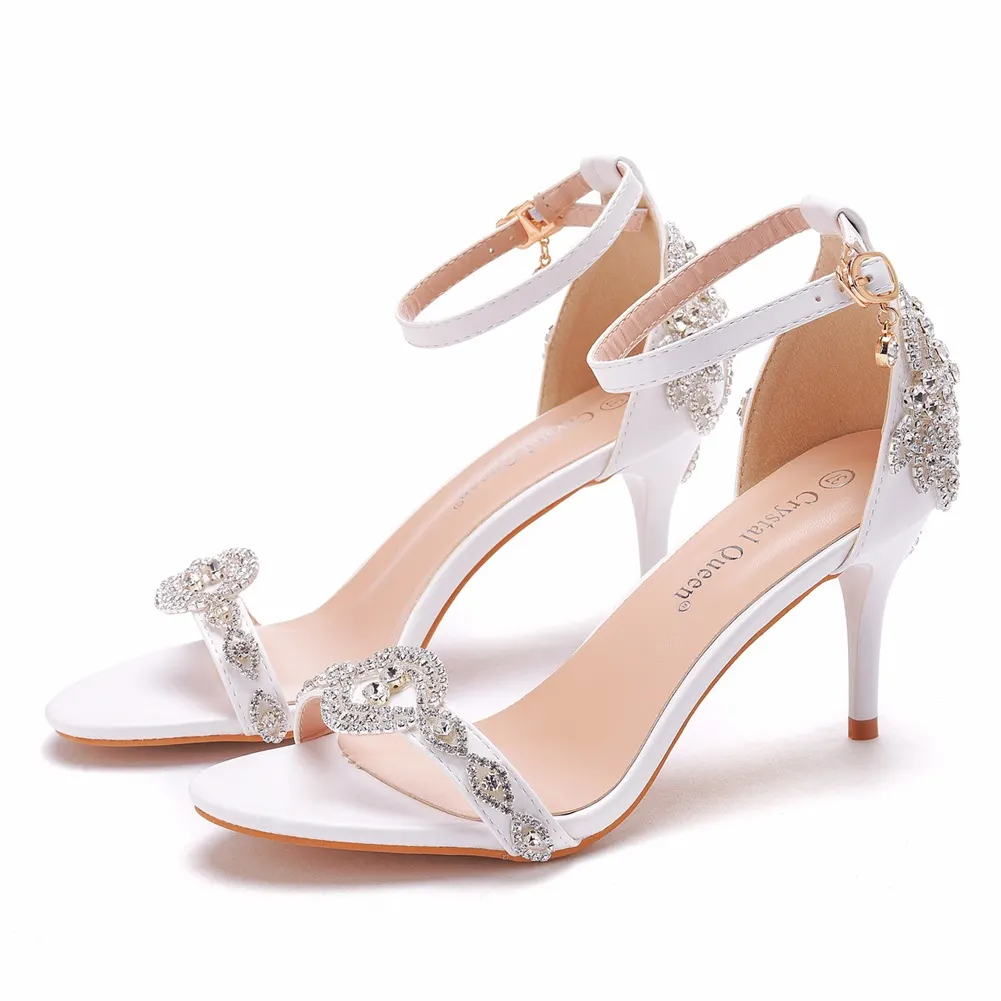 Breakj Breakj Cm Temperament Light Mouth With Fine Sandals Crystal Yellow Diamond Wedding Shoes Sexy Fish Mouth Summer Sandals