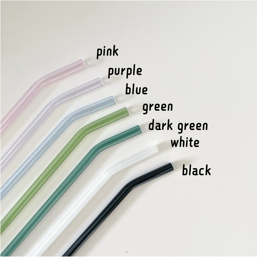 Maneifurui™  Curved Glass Straw