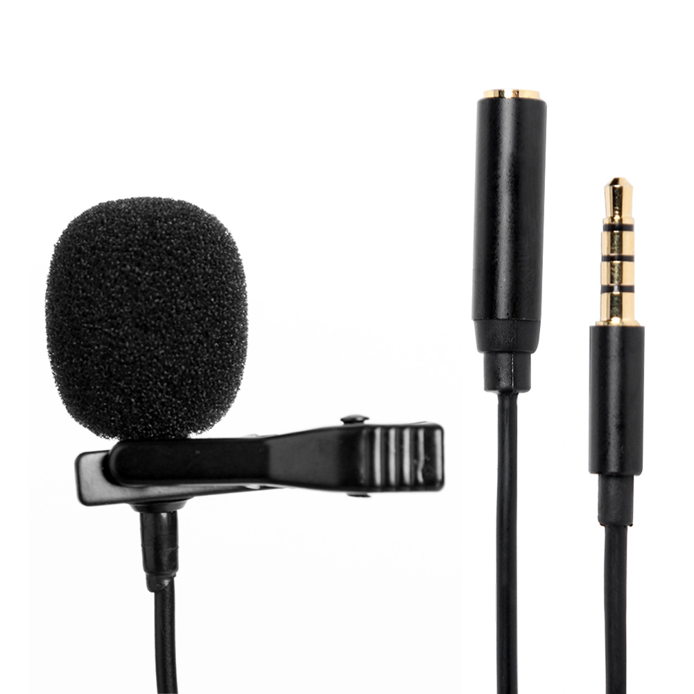 

3.5mm Lavalier Microphone Speaker Live Broadcast Recording Mini Tie Clip Audio Mic, 501 Original