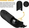 Taktisch Brillenetui Brille Etui Molle Tasche Klein Hüfttasche für Sonnenbrillen Fahrradbrillen (Schwarz)