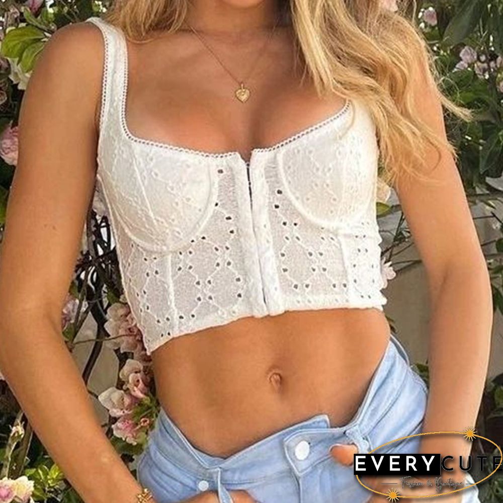 Y2k Lace Corset Top Summer Women Fairycore Sleeveless T Shirt Female Crop Tops Aesthetic Slim Ladies Party Wear