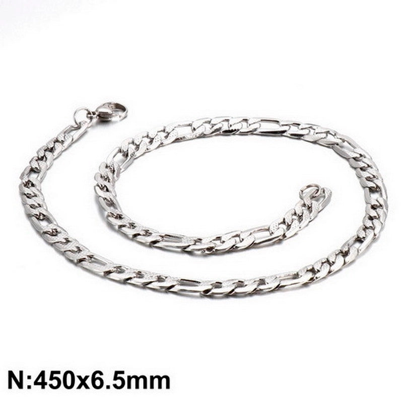 Hip-hop Minimalist Geometric Titanium Steel Polishing Men’s Necklace