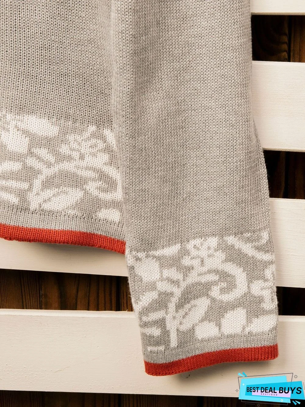 Apricot Long Sleeve Crew Neck Floral Cotton-Blend Shirts & Tops