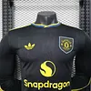 2025/2026 Long Sleeve Player Version Manchester United Third Away Football Shirt  1:1 Thai Quality