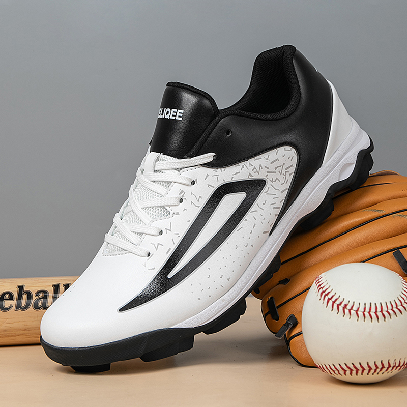 Edgartires fall 2025 fashion men Baseball Shoes Children Men Sneakers New Leather Big Size Outdoor Anti-skid Breathable Training Spikes Softball Shoes