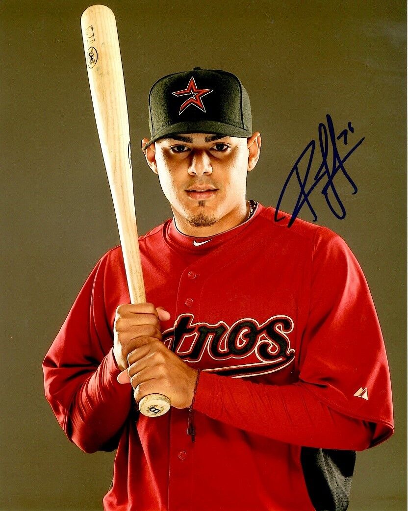 Signed 8x10 RENE GARCIA Houston Astros Photo Poster painting - COA