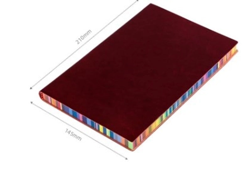 1 Piece Multicolor Learning School Pu Leather Paper Casual Vacation Notebook