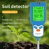 6 in 1 Soil Tester Fertility/Temp/Moisture/Sunlight/Humidity/PH Meter for Garden