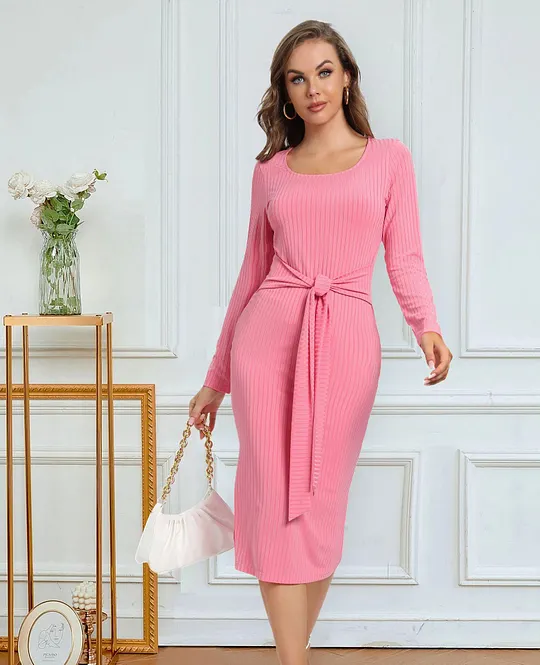 Midi Dresses For Over 60 - OlderIn Seniors & Elderly Fashion