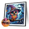 Diamond Painting - Partial Special Shaped Drill - Halloween Owl(Canvas|30*30cm)