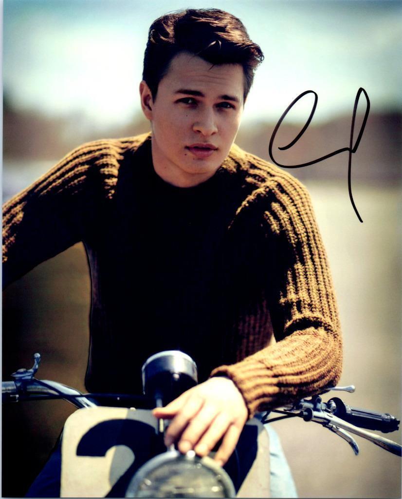 Ansel Elgort Autographed 8x10 Photo Poster painting signed Picture + COA