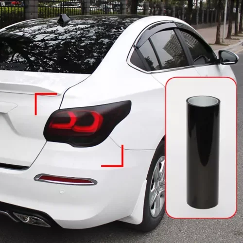 Dronehint 12"X40" Dark Smoke Black Tint Film Car-Headlight Tail light Car Vinyl Wrap Parts (For: Acura) Parts