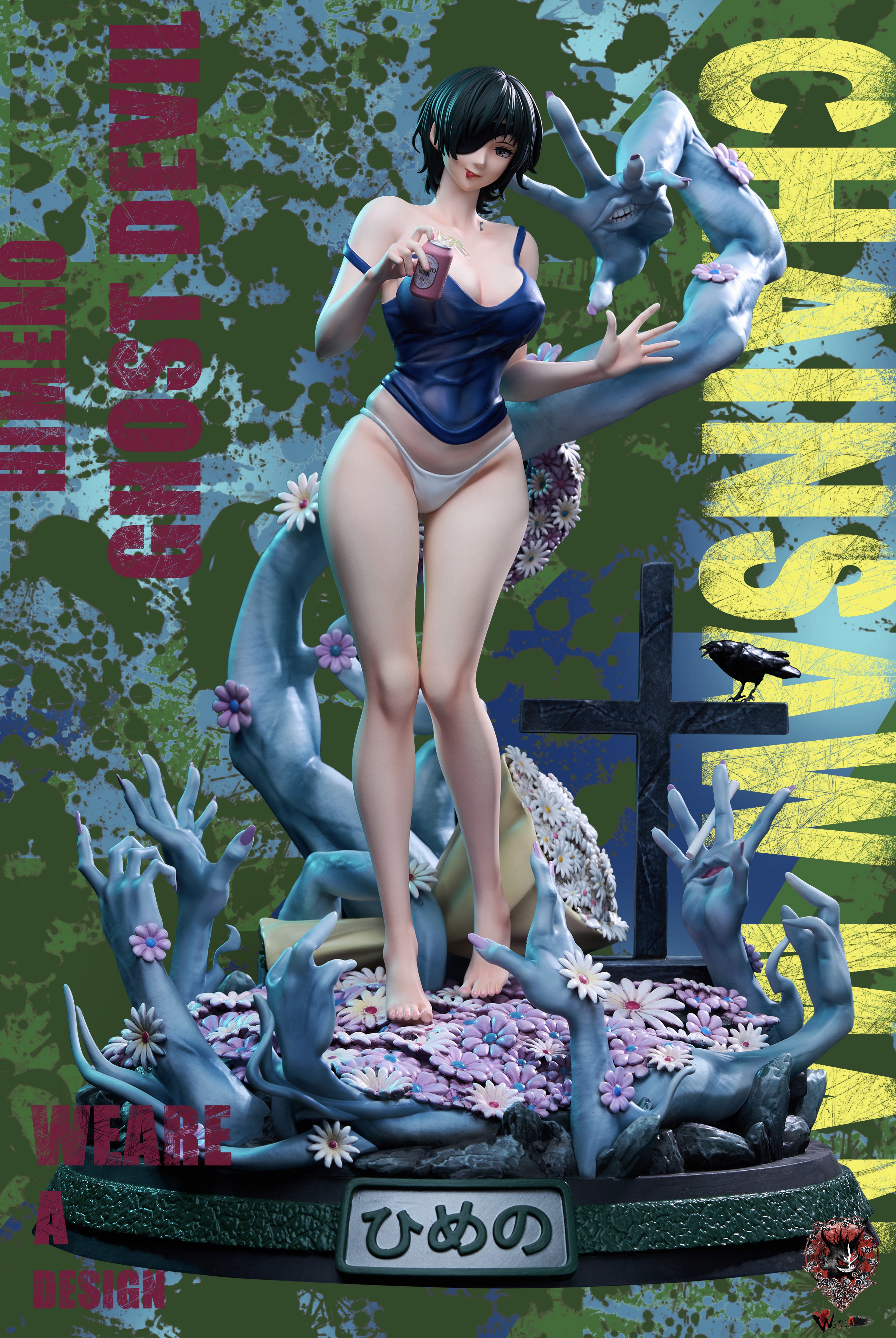 PRE-ORDER Weare A Design Studio - Chainsaw Man #4 Himeno Statue(GK) (Adult 18+)-