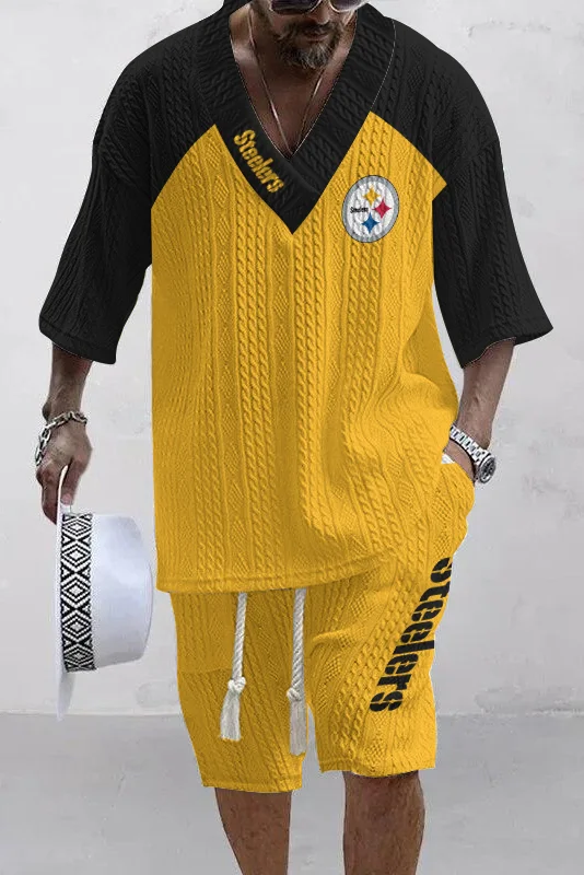 Pittsburgh Steelers
 Limited Edition Top And Shorts Two-Piece Suits