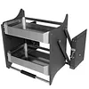 [US Local Warehouse] 2 Tier Pull Down Shelf Heavy Duty Cabinet Organizer for Kitchen Pots Pans