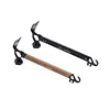 Camping Tent Staple Hammer Aluminum Alloy Hammer for Hiking Gardening (Black)