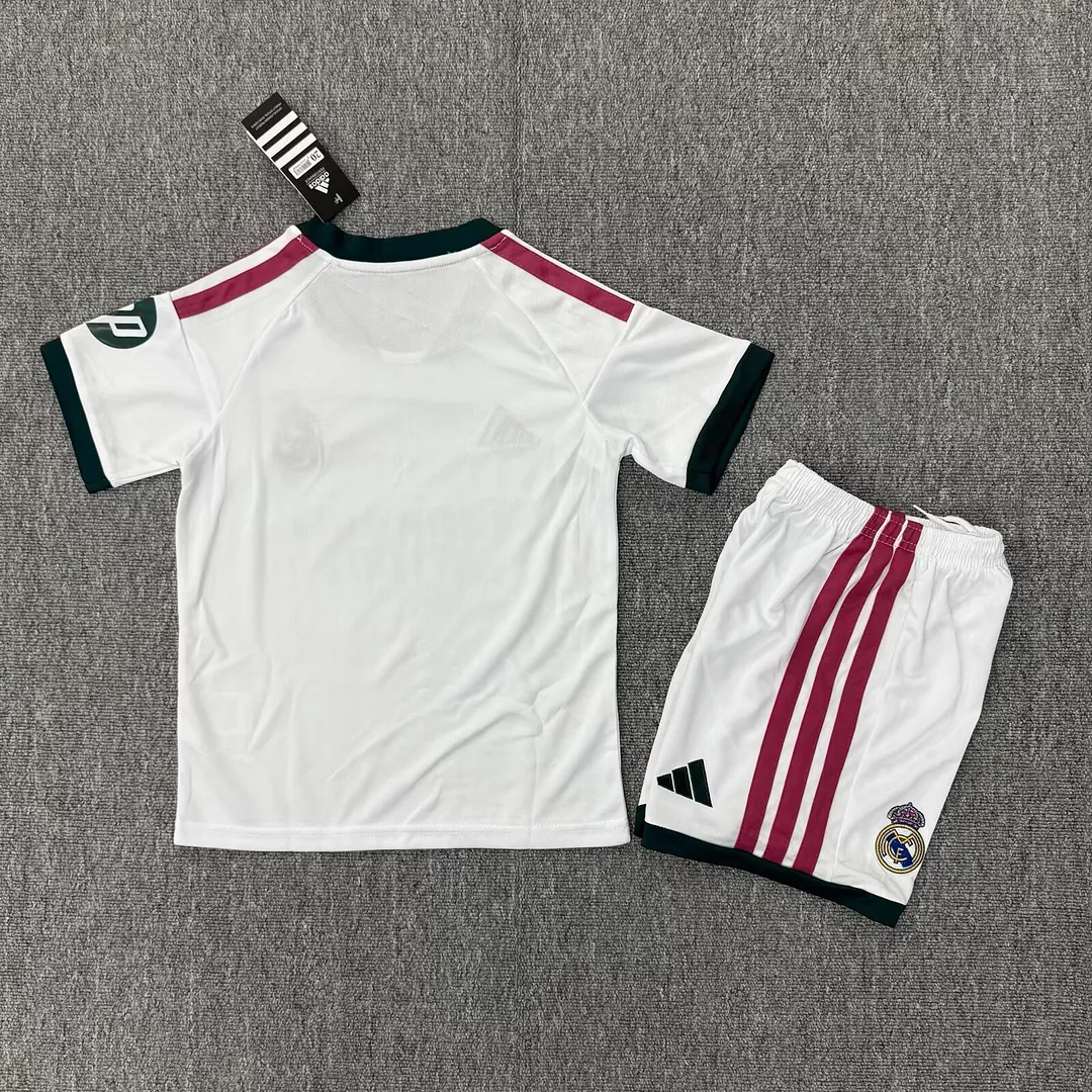 26/27 Real madrid White Kids Kit Football Shirt Thai Quality