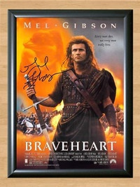 Mel Gibson Braveheart Signed Autographed Photo Poster painting Poster Print Memorabilia A2 Size 16.5x23.4