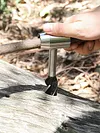 Hand Auger Wood Drill Multifunctional Mini Manual Wood Drill for Outdoor Camping