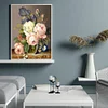 Peony - 11CT Stamped Cross Stitch - 50*40cm - Flower