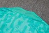 Joyfball 2024/2025 Liverpool Half-Pull Training Suit Lake Blue Jersey 1:1 Thai Quality Set