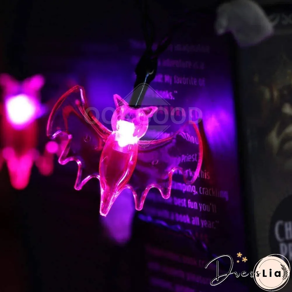 Halloween Themed LED String Lights With Remote Control