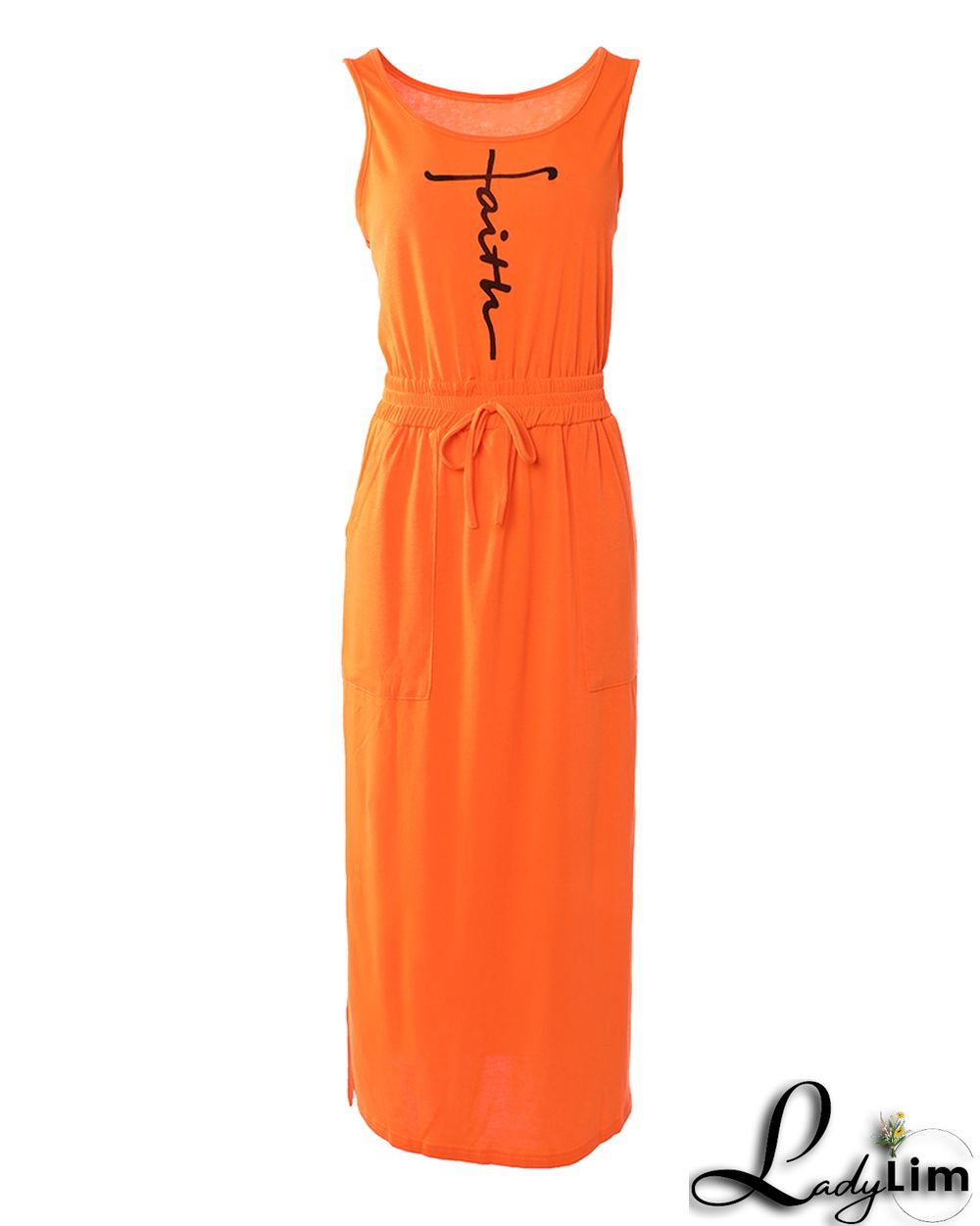 Women's Printed Casual Tank Top Sports Skirt Two Piece Set