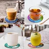 8pcs DIY Swim Rings Diamond Painting Acrylic Coasters