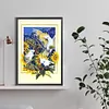 uk.everydayedeals (Limited Stock)Diamond Painting - Full Round - Framed Sunflower Parrot(40*60cm)