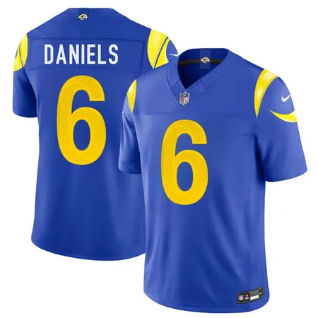 Youth Los Angeles Rams #6 CJ Daniels Royal 2026 Draft Vapor F.U.S.E. Limited Jersey