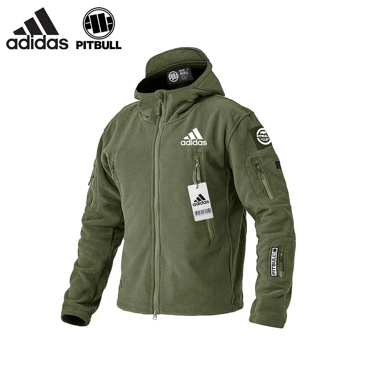 Pitbull a ADIDAS spojily síly, aby vytvořily větru a voděodolnou softshellovou bundu, která je ideální pro outdoorové aktivity.