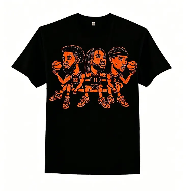 Knicks Trio Players  Printed Men's T-shirt