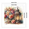 Flower Lantern - 11CT Counted Cross Stitch - 40*40cm - Flower