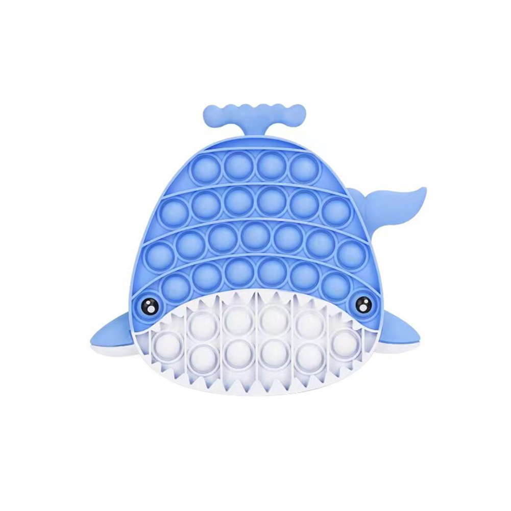 

Silicone Whale Push Bubble Sensory Toy Anti Stress Relaxing Fidget Toys, 501 Original