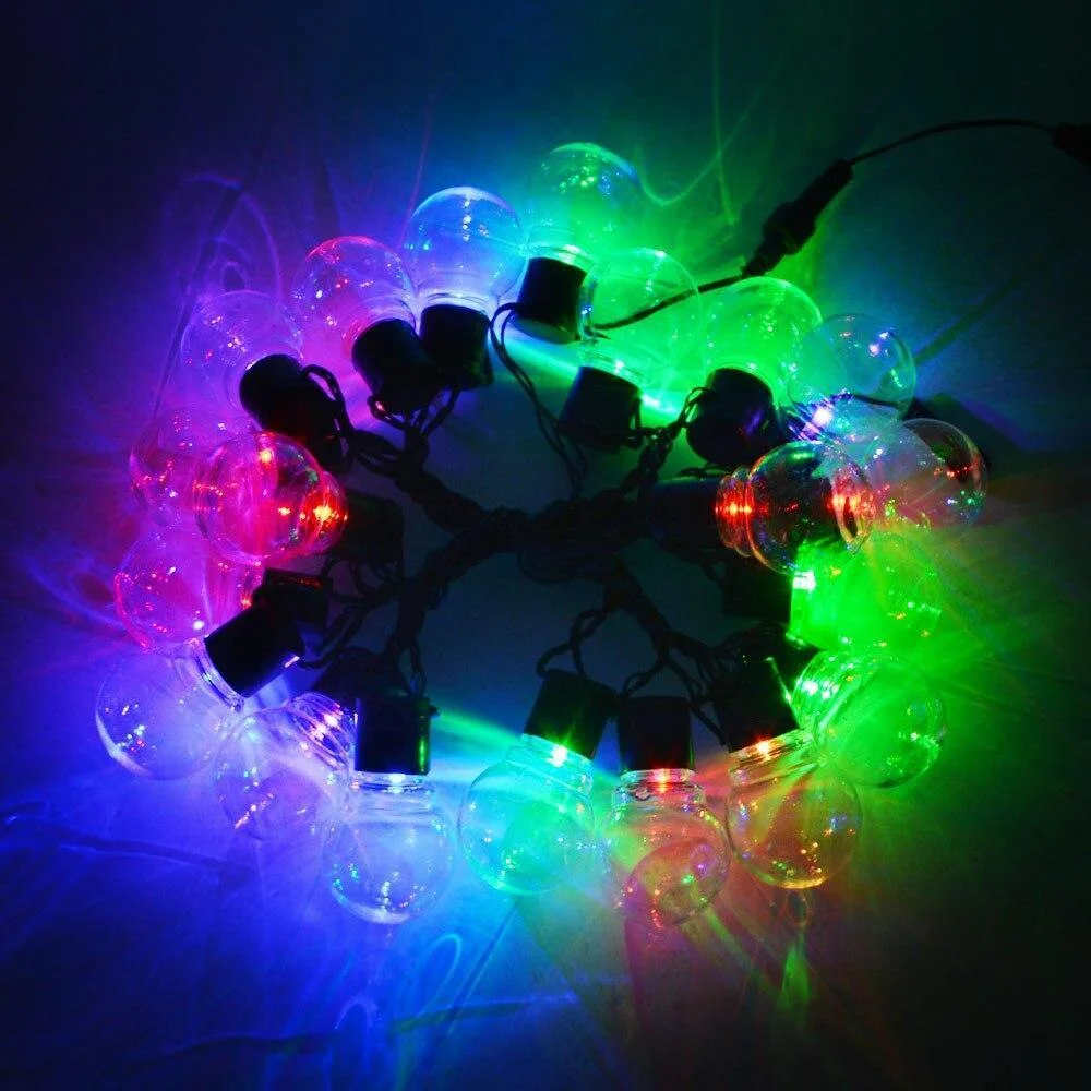 2.5M 5M 220V 10/20 LED Globe Bulb String lights