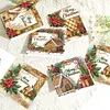 6pcs Gingerbread House DIY Diamond Painting Cards Art 15x15cm for Adults