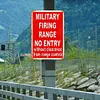 Military Shooting Ranges Off-limits - Metal Tin Signs(8*12Inch/12*16Inch)