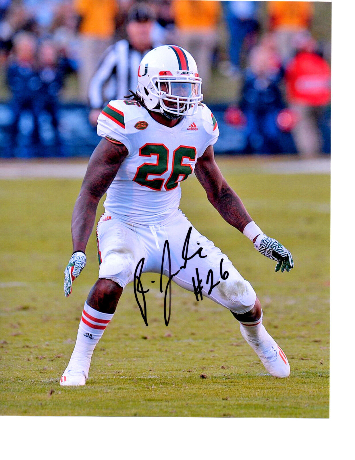 Rayshawn Jenkins Miami Hurricanes signed autographed 8x10 football Photo Poster painting d