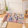 60Round Bottles No Insert Diamond Painting Containers Multi Purpose Portable Plastic Case Box with Stickers & Compartments Arts Crafts Storage Bottle for Hardware Rhinestone (60pcs-no)