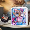 Big-Eyed Owl Special Shape 5D Diamond Painting Clock Art Craft With Frame Kit