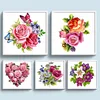 (Multi-Style) Flowers And Butterfly-11CT Stamped Cross Stitch 40*40cm/15.75*15.75in