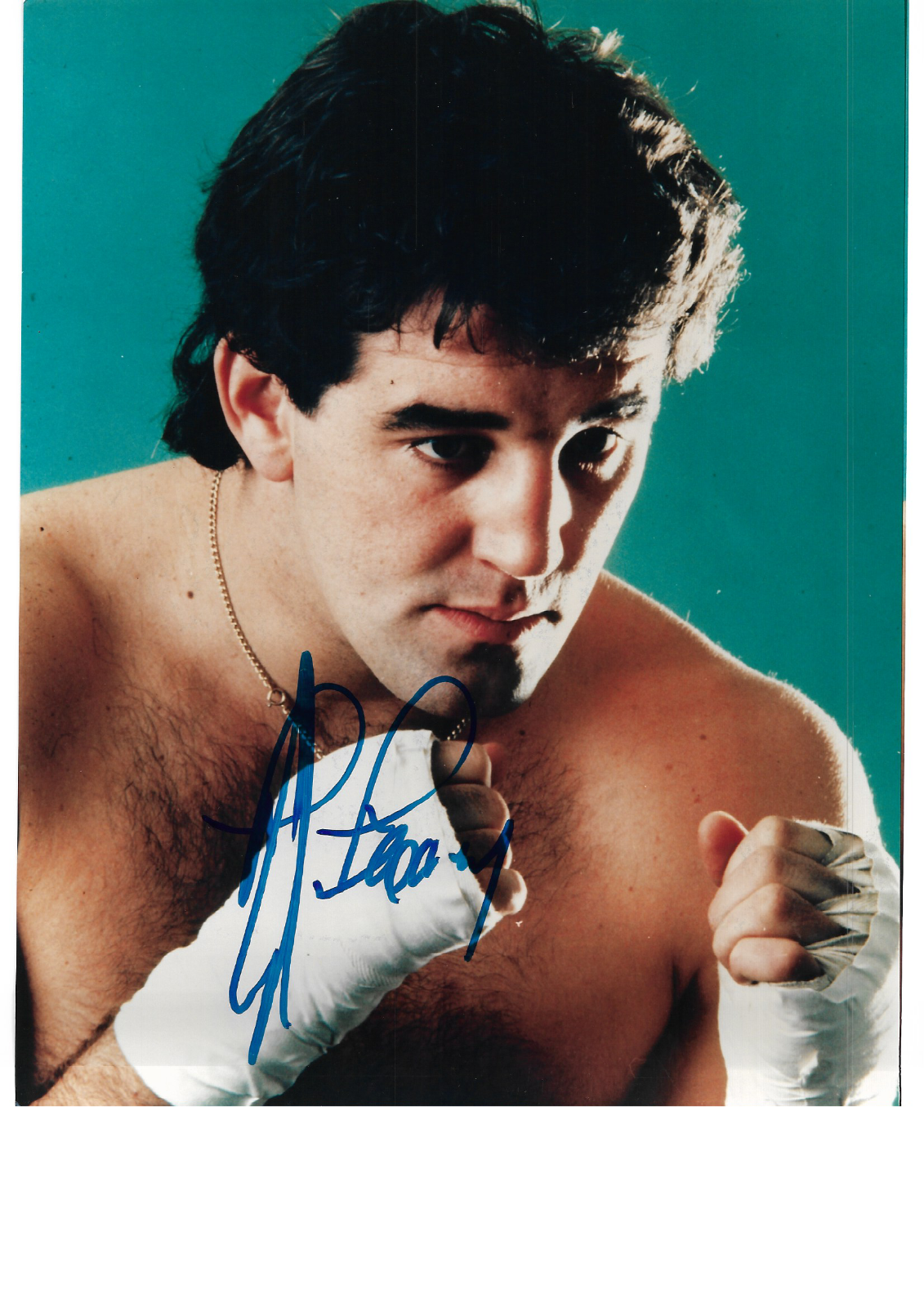 Boxer ~ Gerry Cooney ~ Signed 8x10 Boxing Photo Poster painting SOP Hologram Autographed Picture