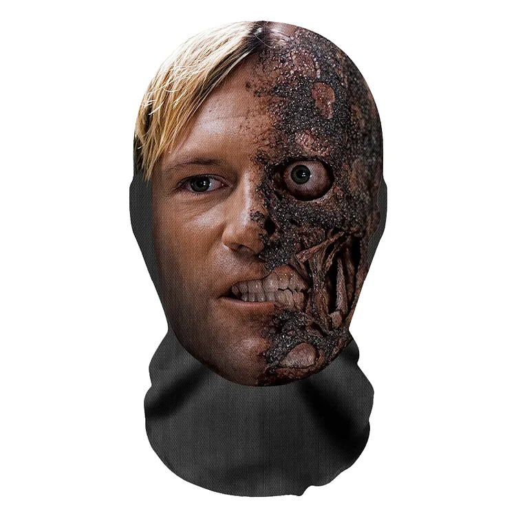 3D Spoof Face Simulation Headgear-Two Face