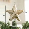 Shinny Shimmer Star Christmas Tree Top Decor