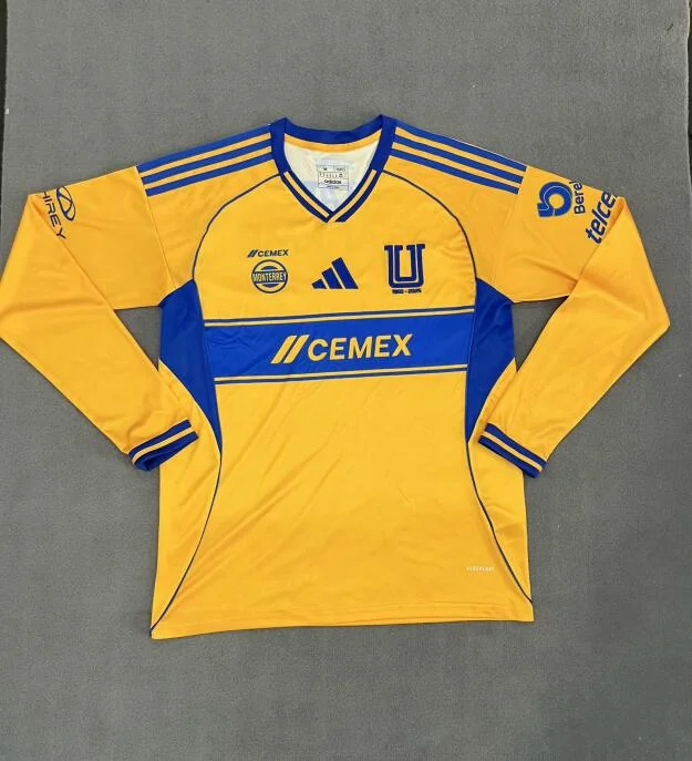 2025/26 Tigers Home Long Sleeve Jersey