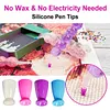 10pcs Diamond Painting Silicone Suction Pen Tip Set Diamond Painting Tool Accessories