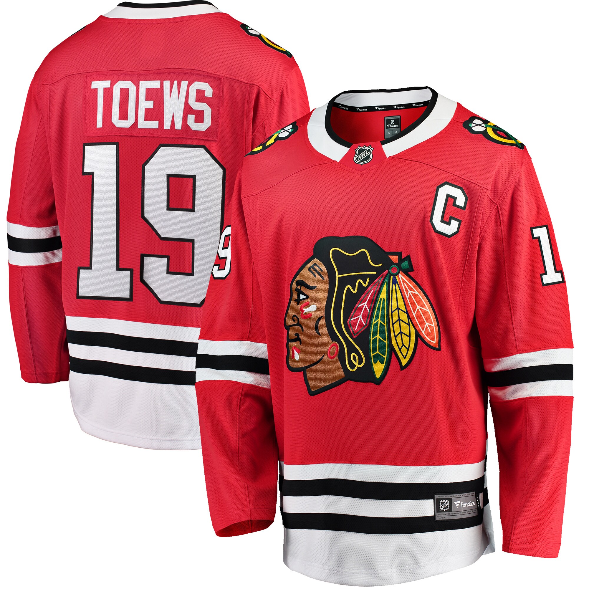 Jonathan Toews Chicago Blackhawks Fanatics Breakaway   Jersey – Red mysite