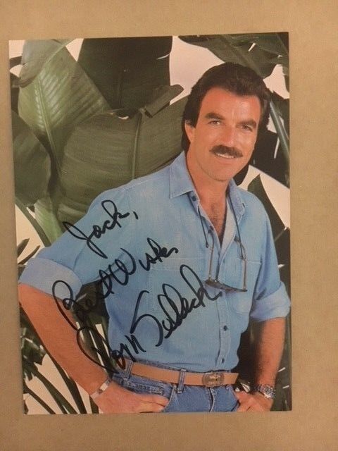 Tom Selleck Boldly Signed 4x6 Sharp Photo Poster painting Auction COA