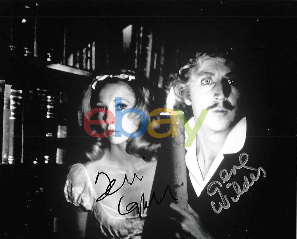 YOUNG FRANKENSTEIN SIGNED 8x10 Photo Poster painting Gene Wilder Teri Garr reprint